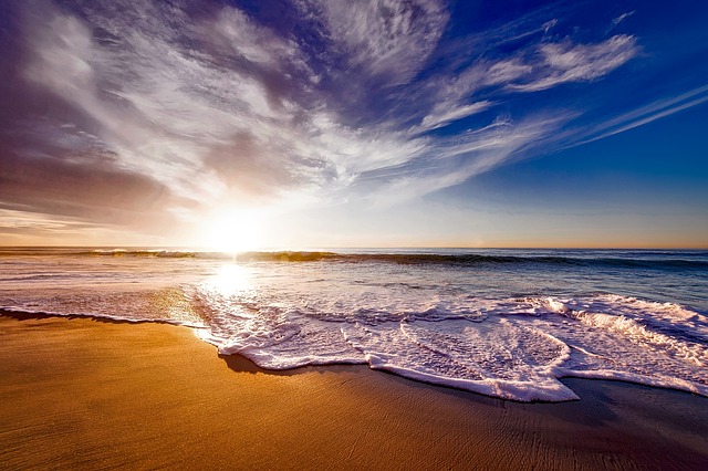 beach, 4k wallpaper, sea, sunset, sun, beautiful wallpaper, sunlight, free wallpaper, sand, nature, coast, coastline, windows wallpaper, hd wallpaper, seashore, ocean, wave, horizon, mac wallpaper, laptop wallpaper, wallpaper hd, seascape, sea foam, ocean foam, beach foam, spume, dusk, wallpaper 4k, scenery, scenic, clouds, full hd wallpaper, cool backgrounds, beautiful, california, hdr, free background, 4k wallpaper 1920x1080, desktop backgrounds, background - 4K 8K wallpaper background by 12019 | Pix8K