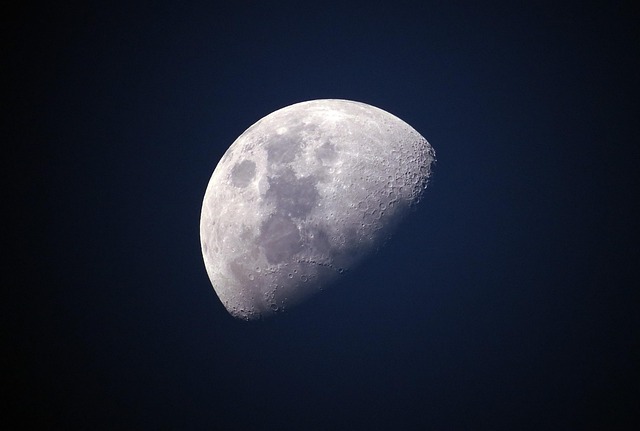 moon, sky, luna, nature, craters, lunar, universe, night sky, celestial, celestial body, moonlight, half moon, space wallpaper, space background - 4K 8K wallpaper background by Ponciano | Pix8K