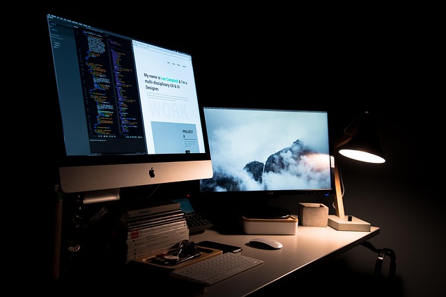 apple, books, computers, desk, desktop, keyboard, lamp, mac, work space, black computer, black book, black laptop, black books, black work, black apple, black desk, black keyboard, black lamp, desktop, desktop, mac, mac, mac, mac, mac, work space - 4K 8K wallpaper background by Pexels | Pix8K
