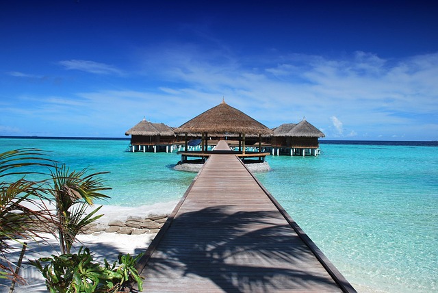 beach, resort, jetty, pier, boardwalk, huts, maldives, bungalows, beach bungalows, beach resort, tropical island, holiday, ocean, nature, sand, water, summer, shore, rest, beach, beach, beach, beach, maldives, maldives, maldives, maldives, maldives, summer - 4K 8K wallpaper background by romaneau | Pix8K