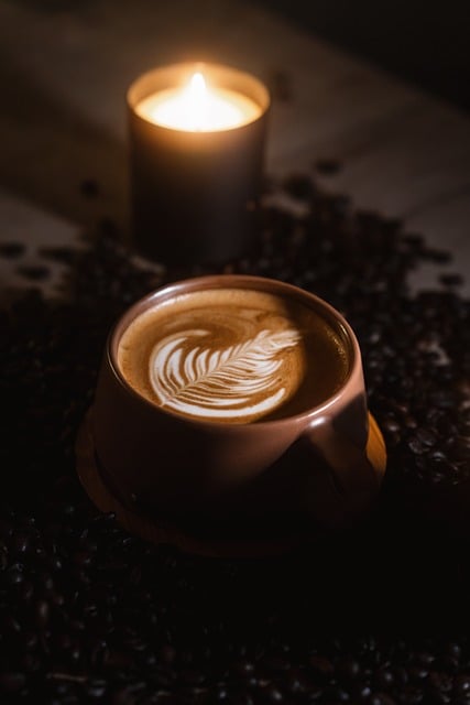 coffee, latte art, candle, phone wallpaper, cozy, iphone wallpaper, mobile wallpaper 4k, mobile wallpaper, drink, lock screen wallpaper, ipad wallpaper, relaxation, aroma, samsung wallpaper, coffee time, 4k, beautiful wallpaper, wallpaper, background - 4K 8K wallpaper background by ahmetyuksek | Pix8K