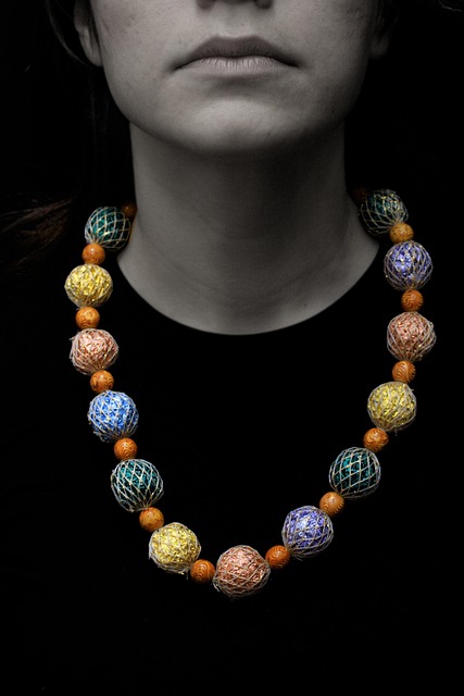 woman, necklace, gift of jewelry, color, girl, model, fashion, design, clothes, textile, modern, retro, beauty, human, aesthetic, photography, handcrafted, lips, face, precious, studio - 4K 8K wallpaper background by Engin_Akyurt | Pix8K