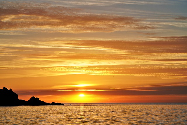 sunset, free wallpaper, sky, sea, clouds, beautiful nature, desktop backgrounds, wallpaper hd, 4k wallpaper, sky background, ocean, dusk, nature, windows wallpaper, cool backgrounds, wallpaper 4k, landscape, cancale, mac wallpaper, ille-et-vilaine, brittany, full hd wallpaper, nature background, nature wallpaper, beautiful wallpaper, france, wallpaper, hd wallpaper, 4k wallpaper 1920x1080, desktop picture, free background, hintergrundsbild, laptop wallpaper, yk - 4K 8K wallpaper background by ykaiavu | Pix8K