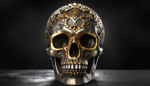 ai generated, skull, full hd wallpaper, free background, laptop wallpaper, beautiful wallpaper, free wallpaper, gold, desktop backgrounds, ornate, wallpaper hd, art, windows wallpaper, 4k wallpaper 1920x1080, metal, hd wallpaper, wallpaper, background, 4k wallpaper, wallpaper 4k, artful, dead, cool backgrounds, cult, mac wallpaper, human, sculpture - 4K 8K wallpaper background by kampfmonchichi | Pix8K