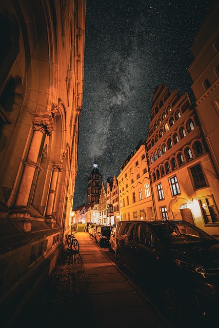 city buildings, beautiful wallpaper, lock screen wallpaper, samsung wallpaper, city, night, mobile wallpaper, iphone wallpaper, phone wallpaper, background, milky way, mobile wallpaper 4k, galaxy, panorama, ipad wallpaper, wallpaper - 4K 8K wallpaper background by RickieTomSchünemann | Pix8K