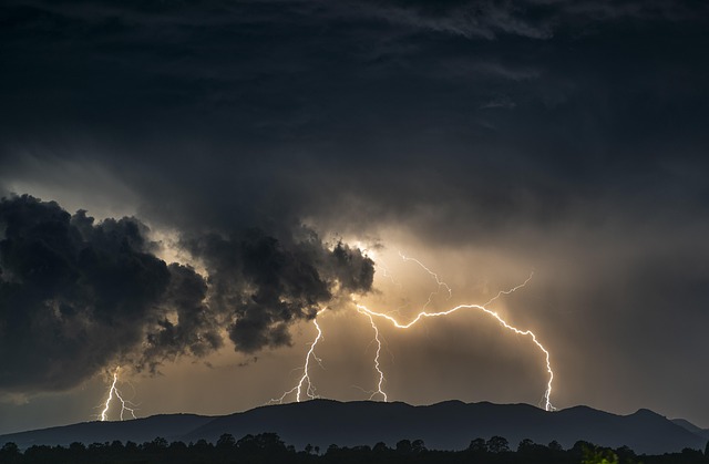 thunder, flash, storm, sky, night, electricity, clouds, dark, nature, energy, black, atmospheric, mystical, landscape, night sky, threatening, threat, light - 4K 8K wallpaper background by Hunt_on_Photos_Studio | Pix8K