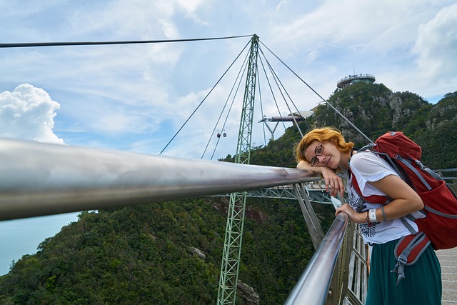 girl, woman, free background, tourist, tourism, bag, desktop backgrounds, backpack, free wallpaper, malaysia, bridge, island, sky background, nature, high, gezi, asian, architecture, contemporary, rope, daniel, wallpaper hd, steel, metal, structure, beautiful, clouds, sky, windows wallpaper, modern, top, tree, peace, trip, background, 4k wallpaper 1920x1080, great, view, architectural, mountain, mountains, spring, cloudy, environment, outdoor, rural, young model, model, laptop wallpaper, young girl, hd wallpaper, portrait, young women, 4k wallpaper, person, beauty, human, youth, full hd wallpaper, people, to wait, sweet girl, mac wallpaper, aesthetic, model beauty, innocence, beautiful wallpaper, adult, cool backgrounds, wallpaper 4k, eyes, to look, composition - 4K 8K wallpaper background by Engin_Akyurt | Pix8K