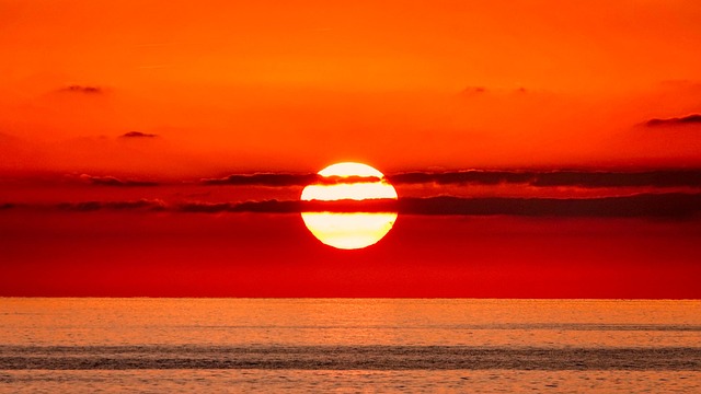 sunset, sea, ocean, horizon, mediterranean, nature, sunset, sunset, sunset, sunset, sunset - 4K 8K wallpaper background by gonzavespa150 | Pix8K