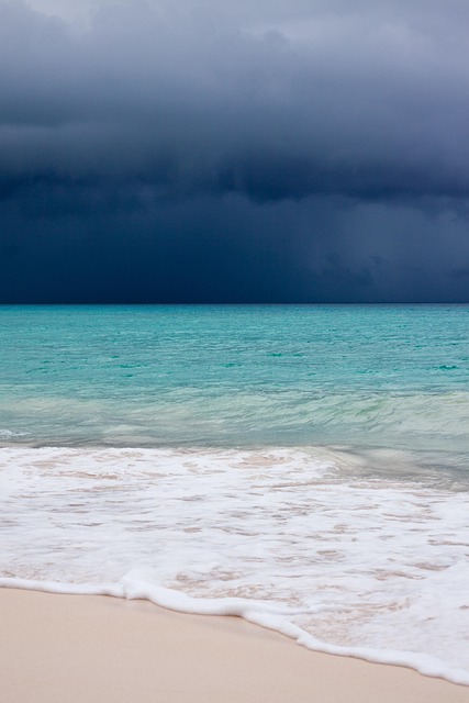 beach, caribbean, clouds, monsoon, ocean, sand, sea, shore, nature, phone wallpaper, waves, aesthetic wallpaper, iphone wallpaper - 4K 8K wallpaper background by PublicDomainPictures | Pix8K