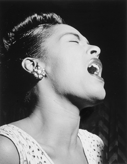 billie holiday, lock screen wallpaper, portrait, blues and jazz singer, afro-american, nicknamed lady day, phone wallpaper, beautiful wallpaper, vintage photo, black and white, celebrity, mobile wallpaper, star, famous, samsung wallpaper, mobile wallpaper 4k, artist, music, wallpaper, picture to frame, ipad wallpaper, iphone wallpaper - 4K 8K wallpaper background by FotoshopTofs | Pix8K