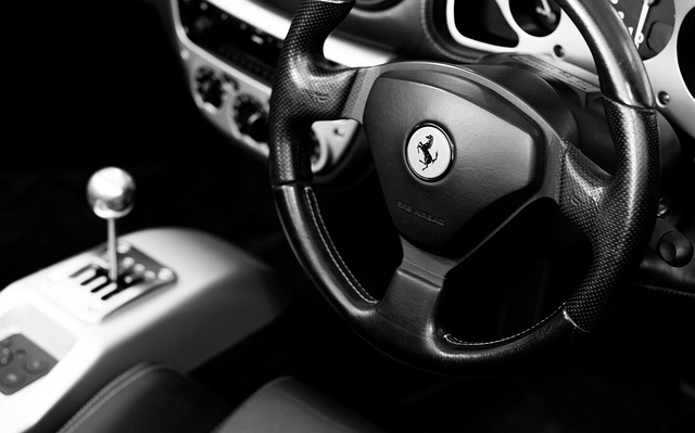 ferrari 360, ferrari, automobile, steering wheel, supercar, interior, car interiors, car, vehicle, car wallpapers, auto, luxury, modern, speed, fast, transportation, power, design, sportscar, automotive, technology, steering, luxury car, monochrome, black and white - 4K 8K wallpaper background by Toby_Parsons | Pix8K