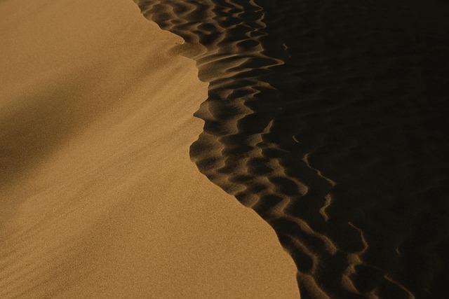 desert, texture, pattern, shadow, minimal, nature dark, nature, landscape, grass, sand, black and white - 4K 8K wallpaper background by mokhaladmusavi | Pix8K