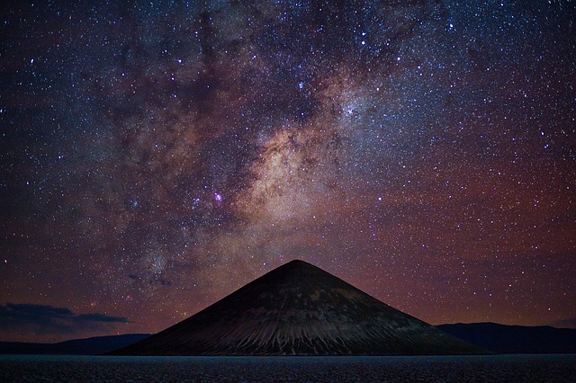 milky way, astrophotography, mountain, night, sky, stars, landscape, starry, night sky, starry sky, starry night, stargazing, constellations, cosmos, nature - 4K 8K wallpaper background by sebadelval | Pix8K