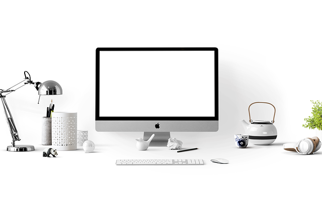 apple, computer, desk, workspace, work place, white, imac, desktop, apple devices, mockup, office, home office, lamp, monitor, screen, technology, modern, tidy, computer, computer, computer, computer, computer, office, technology - 4K 8K wallpaper background by Pexels | Pix8K