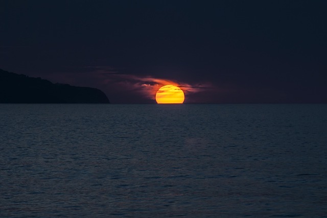 sunset, sun, ocean, island, horizon, sea, water, seascape, dusk, evening, scenery, scenic, nature, dark, azores, portugal, sun, sun, sun, sun, sun, dark, dark, dark, dark - 4K 8K wallpaper background by charloisporto | Pix8K