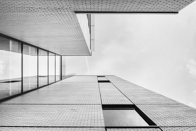 building, architecture, modern, monochrome, office, work, window, house, nature, wall, perspective, structure, urban, glass, business, housing, apartment, futuristic, minimal, sky - 4K 8K wallpaper background by Foundry | Pix8K