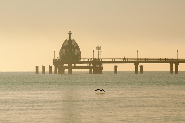 pier, nature, sea, to travel, outdoors, ocean, zinnowitz, baltic sea - 4K 8K wallpaper background by wal_172619 | Pix8K