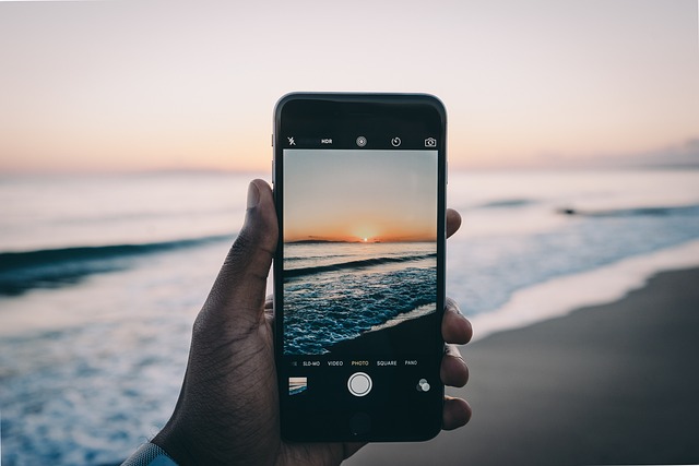 iphone, photography, web, mobile, ios, android, samsung, ocean, beach, nature, capture, snap, photograph, tide, waves, surf, sunset, sunrise, blue hour, golden hour - 4K 8K wallpaper background by PublicCo | Pix8K