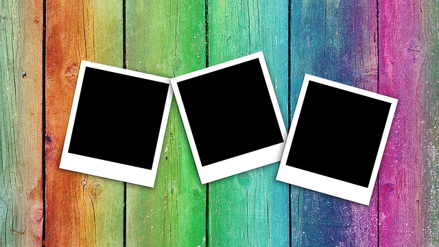 polaroid, picture frame, nature, photo, unwritten, empty, retro, vintage, rainbow, multicoloured - 4K 8K wallpaper background by Alexandra_Koch | Pix8K