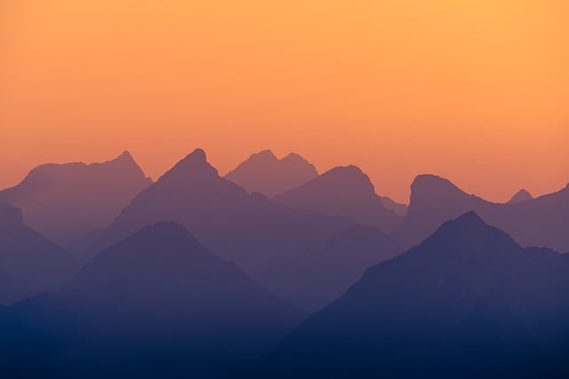 mountain range, wallpaper hd, dusk, nature background, orange sky, tranquil, peaceful, beautiful wallpaper, beautiful nature, scenic, desktop backgrounds, windows wallpaper, landscape, hd wallpaper, wallpaper 4k, twilight, nature photography, nature wallpaper, free background, laptop wallpaper, atmospheric, viral aesthetic, free wallpaper, alpenglow, 4k wallpaper 1920x1080, wallpaper, cool backgrounds, mac wallpaper, 4k wallpaper, full hd wallpaper, background, 4k, desktop wallpaper, desktop background - 4K 8K wallpaper background by ahmetyuksek | Pix8K