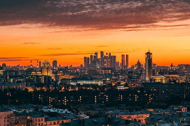 sunset, nature, city, twilight, urban landscape, horizon line, living nature, urban, skyscrapers, natural, cityscape, skyline, city center, city lights, structures, building, towers, city, city, city, city, city, cityscape - 4K 8K wallpaper background by soultrain | Pix8K