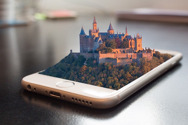 mobile phone, smartphone, hohenzollern castle, metaverse, castle, virtual reality - 4K 8K wallpaper background by FunkyFocus | Pix8K